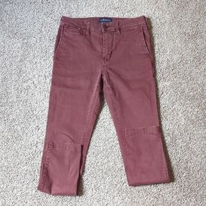 Men's Casual Maroon Pants
